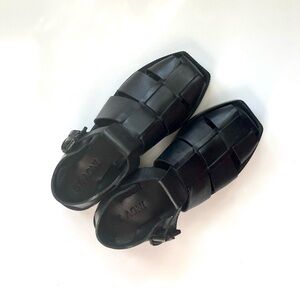 St. Agni Leather Fisherman Sandals